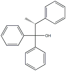 [R,(+)]-1,1,2-Triphenyl-1-propanol Struktur