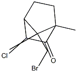 8-Bromo-3-chloro-2-bornanone Struktur