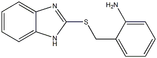 2-[[2-[Amino]benzyl]thio]-1H-benzimidazole Struktur