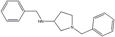 1-Benzyl-3-(benzylamino)pyrrolidine Struktur