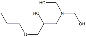 1-[Bis(hydroxymethyl)amino]-3-propoxy-2-propanol Struktur