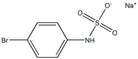 (4-Bromophenyl)sulfamic acid sodium salt Struktur