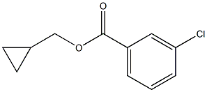 3-Chlorobenzoic acid cyclopropylmethyl ester Struktur