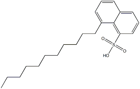 8-Undecyl-1-naphthalenesulfonic acid Struktur