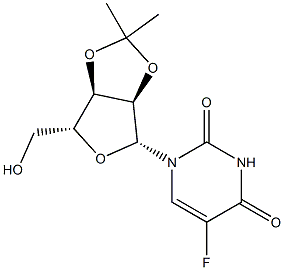 5-Fluoro-2'-O,3'-O-(propane-2,2-diyl)uridine Struktur