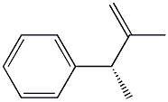 [S,(-)]-2-Methyl-3-phenyl-1-butene Struktur