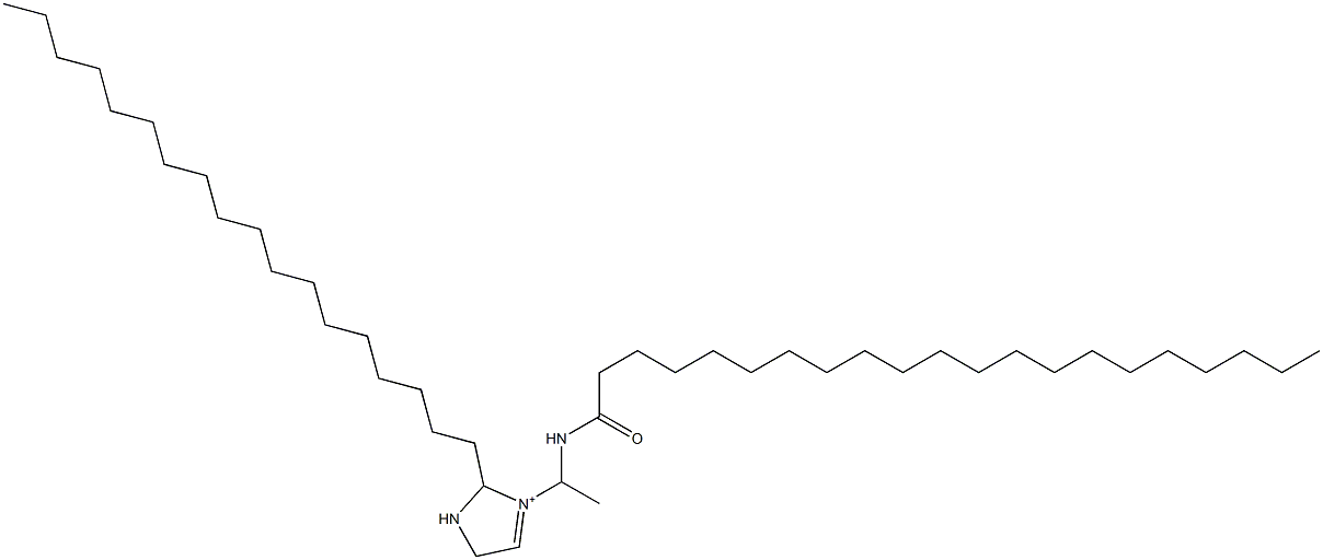 3-[1-(Henicosanoylamino)ethyl]-2-octadecyl-3-imidazoline-3-ium Struktur