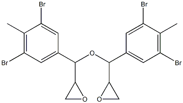 3,5-Dibromo-4-methylphenylglycidyl ether Struktur