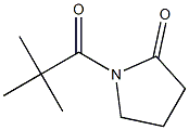 1-(2,2-Dimethylpropanoyl)pyrrolidine-2-one Struktur