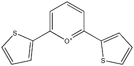 2,6-Bis(2-thienyl)pyrylium Struktur