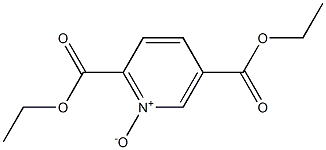 2,5-Bis(ethoxycarbonyl)pyridine 1-oxide Struktur