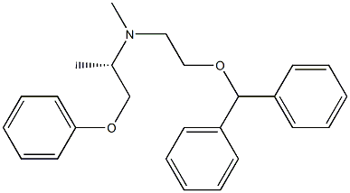 (2S)-N-[2-(Diphenylmethoxy)ethyl]-N-methyl-1-phenoxy-2-propanamine Struktur