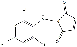 1-(2,4,6-Trichloroanilino)-1H-pyrrole-2,5-dione Struktur