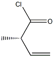 [S,(+)]-2-Methyl-3-butenoic acid chloride Struktur