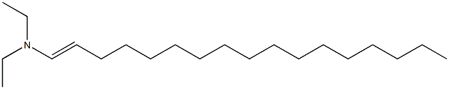 N,N-Diethyl-1-heptadecen-1-amine Struktur