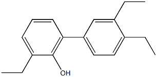 2-Ethyl-6-(3,4-diethylphenyl)phenol Struktur