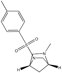 (1R,4R)-5-Methyl-2-tosyl-2,5-diazabicyclo[2.2.1]heptane Struktur