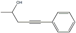 1-Phenyl-1-pentyn-4-ol Struktur