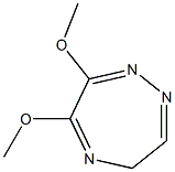 6,7-Dimethoxy-4H-1,2,5-triazepine Struktur