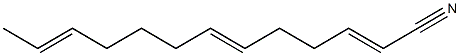 2,6,11-Tridecatrienenitrile Struktur