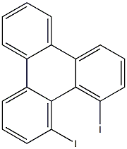 1,12-Diiodotriphenylene Struktur