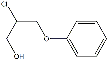 2-Chloro-3-phenoxy-1-propanol Struktur