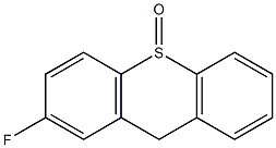 2-Fluoro-9H-thioxanthene 10-oxide Struktur