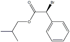 [S,(+)]-Bromophenylacetic acid isobutyl ester Struktur