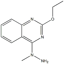 4-(1-Methylhydrazino)-2-ethoxyquinazoline Struktur