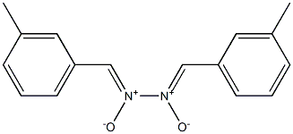 1,2-Bis(3-methylphenylmethylene)hydrazine 1,2-dioxide Struktur