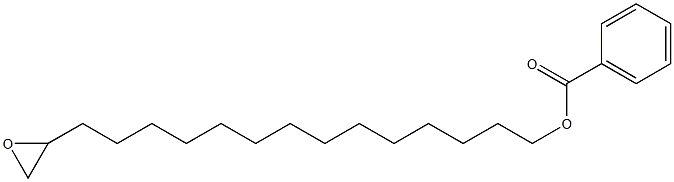 Benzoic acid 15,16-epoxyhexadecan-1-yl ester Struktur