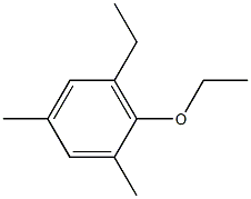 1-Ethoxy-2,4-dimethyl-6-ethylbenzene Struktur