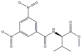 (2R)-2-[(3,5-Dinitrobenzoyl)amino]-3-methylbutanoic acid methyl ester Struktur