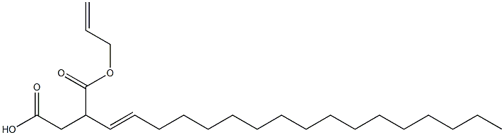 3-(1-Heptadecenyl)succinic acid 1-hydrogen 4-allyl ester Struktur