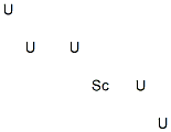 Scandium pentauranium Struktur