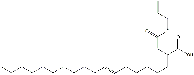 2-(6-Heptadecenyl)succinic acid 1-hydrogen 4-allyl ester Struktur