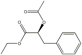 [S,(-)]-2-(Acetyloxy)-3-phenylpropionic acid ethyl ester Struktur