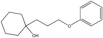 1-(3-Phenoxypropyl)cyclohexanol Struktur