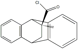 (11S)-9,10-Dihydro-11-methyl-9,10-ethanoanthracene-11-carboxylic acid chloride Struktur