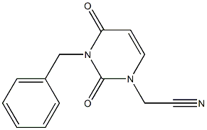 3-Benzyl-1-cyanomethyluracil Struktur