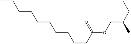 (-)-Undecanoic acid (R)-2-methylbutyl ester Struktur