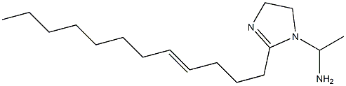 1-(1-Aminoethyl)-2-(4-dodecenyl)-2-imidazoline Struktur