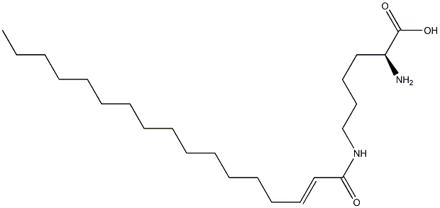 N6-(2-Heptadecenoyl)lysine Struktur