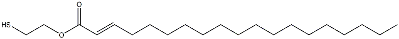 2-Nonadecenoic acid 2-mercaptoethyl ester Struktur