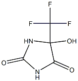 4-Hydroxy-4-(trifluoromethyl)imidazolidine-2,5-dione Struktur