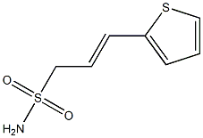 3-(2-Thienyl)-2-propene-1-sulfonamide Struktur