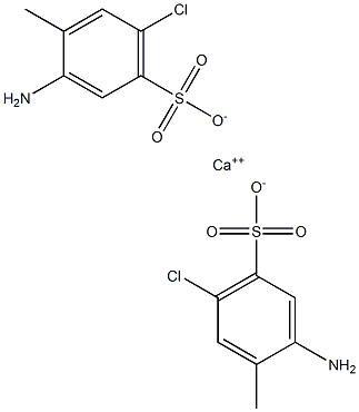 Bis(3-amino-6-chloro-4-methylbenzenesulfonic acid)calcium salt Struktur