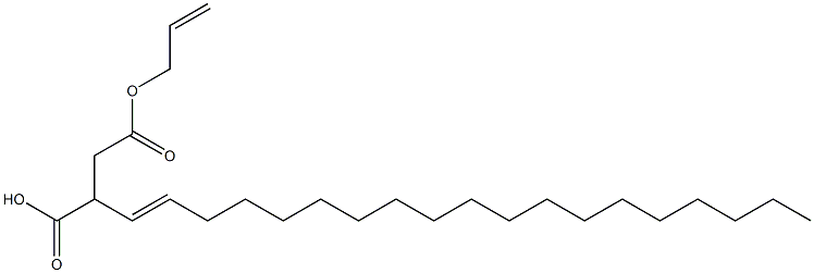 2-(1-Nonadecenyl)succinic acid 1-hydrogen 4-allyl ester Struktur