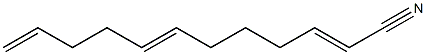 2,7,11-Dodecatrienenitrile Struktur