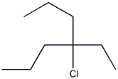 4-Chloro-4-ethylheptane Struktur